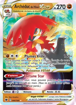 Archéduc de Hisui VSTAR 084/189 Astres Radieux