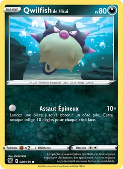 Qwilfish de Hisui 089/189 Astres Radieux