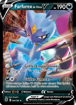 Farfurex de Hisui V 094/189 Astres Radieux