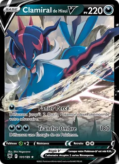 Clamiral de Hisui V 101/189 Astres Radieux
