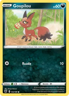 Goupilou 103/189 Astres Radieux