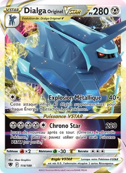 Dialga Originel VSTAR 114/189 Astres Radieux