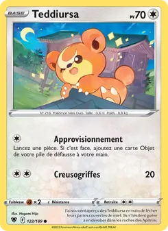 Teddiursa 122/189 Astres Radieux