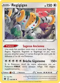 Regigigas 130/189 Astres Radieux