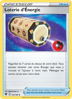 Loterie d'Énergie 140/189 Astres Radieux