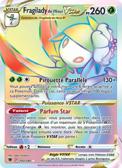 Fragilady de Hisui VSTAR 190/189 Astres Radieux