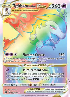 Typhlosion de Hisui VSTAR 193/189 Astres Radieux