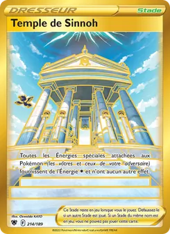 Temple de Sinnoh 214/189 Astres Radieux