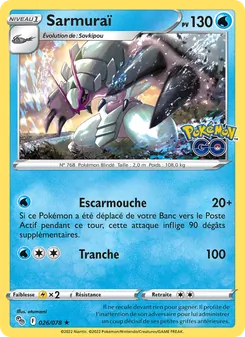 Sarmuraï 026/078 Pokémon GO