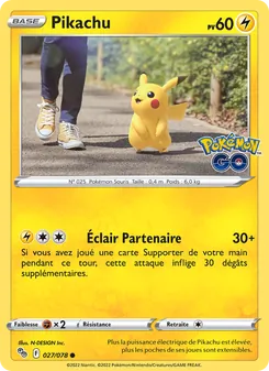 Pikachu 027/078 Pokémon GO