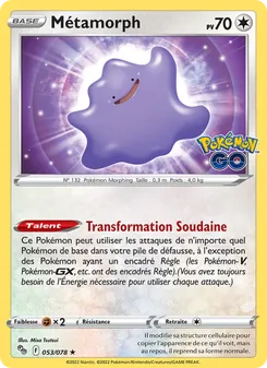 Métamorph 053/078 Pokémon GO