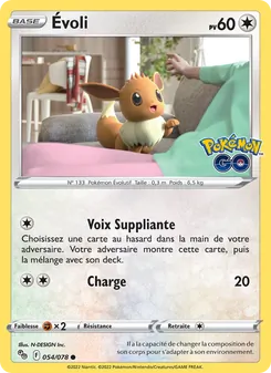 Évoli 054/078 Pokémon GO