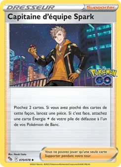 Capitaine d'équipe Spark 070/078 Pokémon GO