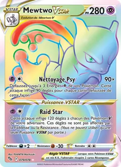 Mewtwo VSTAR 079/078 Pokémon GO