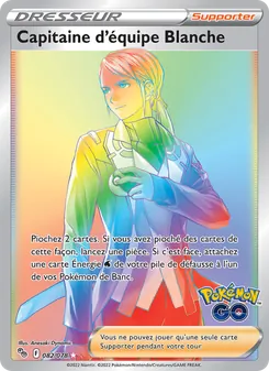 Capitaine d'équipe Blanche 082/078 Pokémon GO