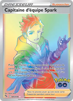 Capitaine d'équipe Spark 085/078 Pokémon GO