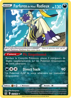Farfurex de Hisui Radieux 123/196 Origine Perdue