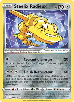Steelix Radieux 124/196 Origine Perdue