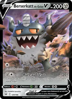 Berserkatt de Galar V 129/196 Origine Perdue