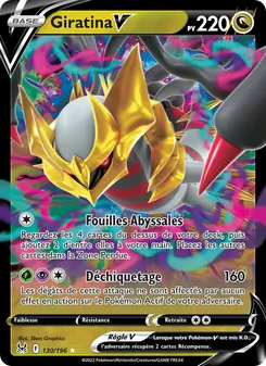 Giratina V 130/196 Origine Perdue