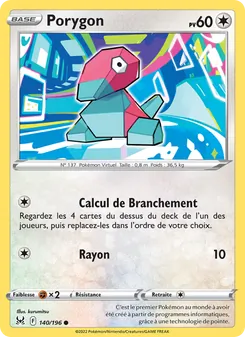 Porygon 140/196 Origine Perdue