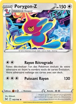 Porygon-Z 142/196 Origine Perdue