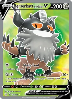 Berserkatt de Galar V 183/196 Origine Perdue