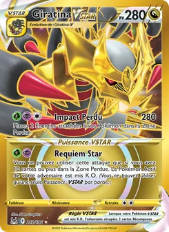 Giratina VSTAR 212/196 Origine Perdue