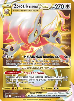 Zoroark de Hisui VSTAR 213/196 Origine Perdue