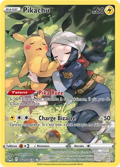 Pikachu TG05 Origine Perdue Galerie de Dresseurs