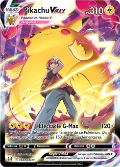 Pikachu VMAX TG17 Origine Perdue Galerie de Dresseurs