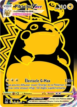 Pikachu VMAX TG29 Origine Perdue Galerie de Dresseurs