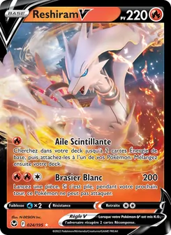 Reshiram V 024/195 Tempête Argentée