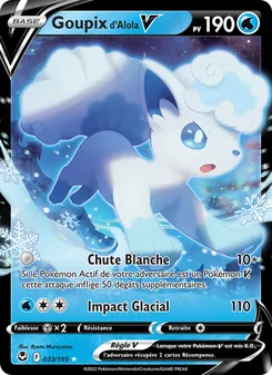 Goupix d'Alola V 033/195 Tempête Argentée