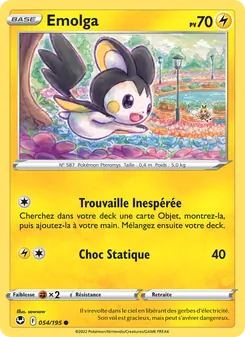 Emolga 054/195 Tempête Argentée