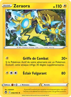 Zeraora 056/195 Tempête Argentée