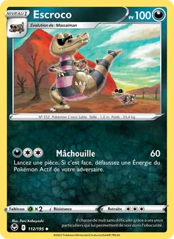 Escroco 112/195 Tempête Argentée