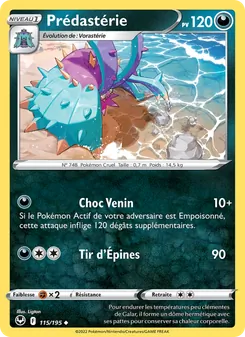 Prédastérie 115/195 Tempête Argentée
