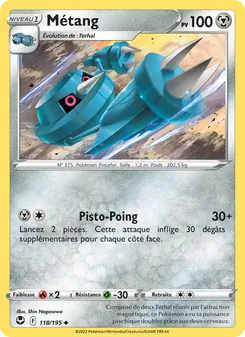 Métang 118/195 Tempête Argentée