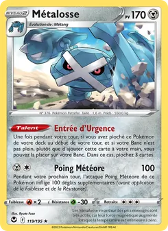 Métalosse 119/195 Tempête Argentée