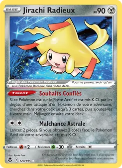 Jirachi Radieux 120/195 Tempête Argentée