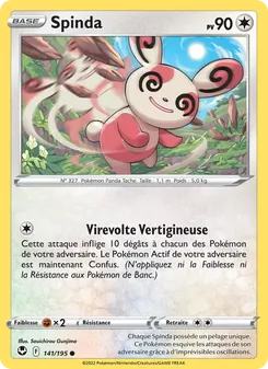 Spinda 141/195 Tempête Argentée