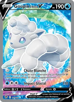 Goupix d'Alola V 173/195 Tempête Argentée