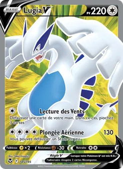 Lugia V 185/195 Tempête Argentée