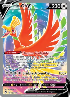 Ho-Oh V 187/195 Tempête Argentée