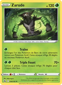 Zarude 016/159 Zénith Suprême