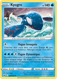 Kyogre 036/159 Zénith Suprême