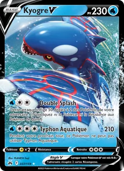 Kyogre V 037/159 Zénith Suprême