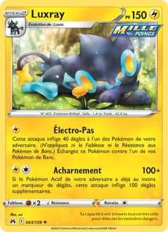 Luxray 043/159 Zénith Suprême