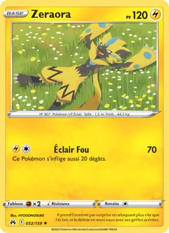 Zeraora 052/159 Zénith Suprême